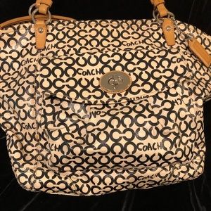Large Coach logo bag